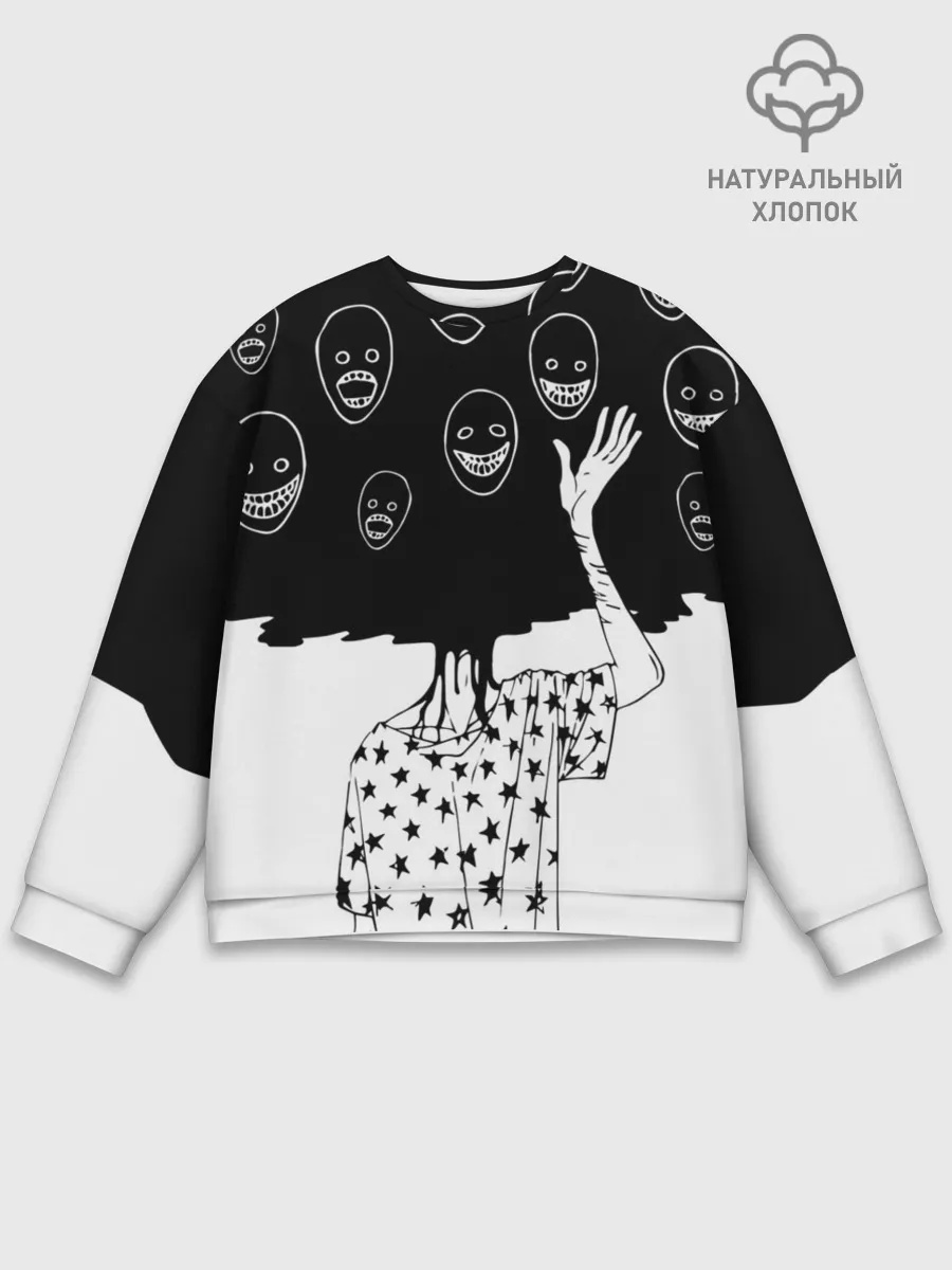 Мужской свитшот базовый / Многоликий | Multi face