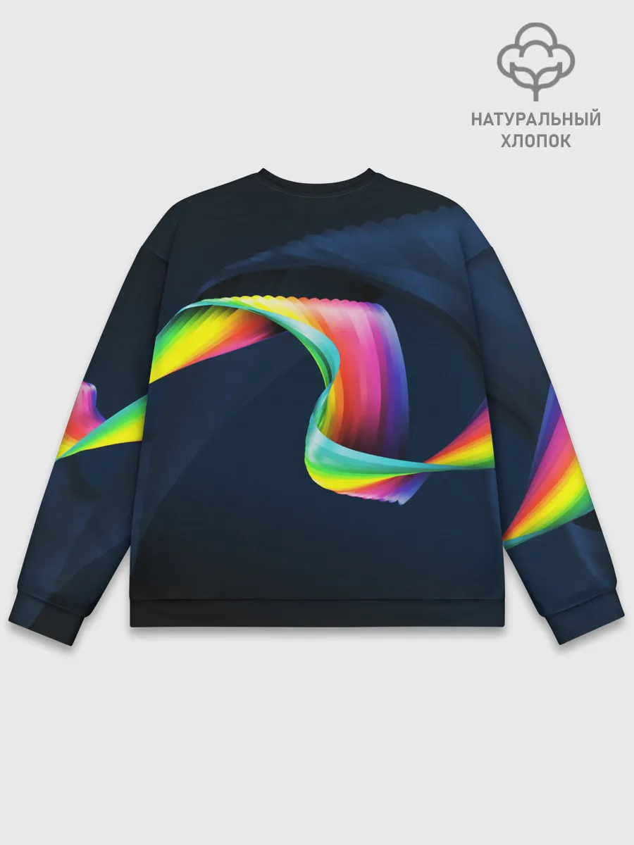 Мужской свитшот базовый / OPTICAL ABSTRACT