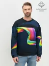 Мужской свитшот базовый / OPTICAL ABSTRACT