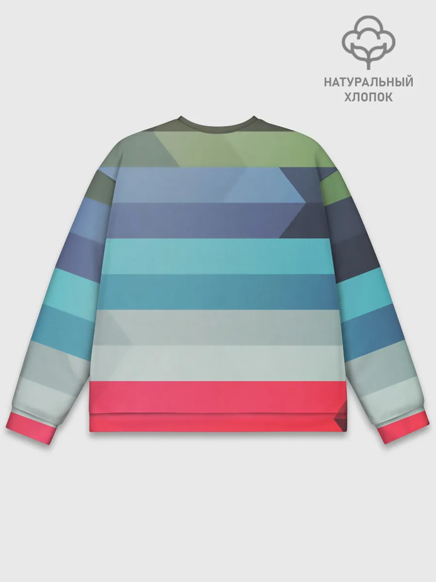 Мужской свитшот базовый / ТЕКСТУРА ЛИНИИ