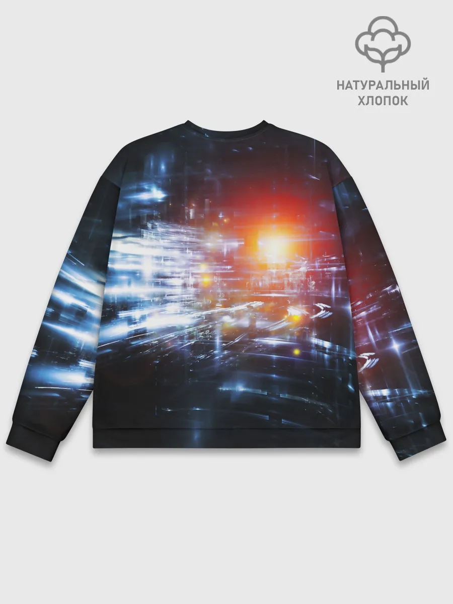 Мужской свитшот базовый / DIGITAL ABSTRACTION