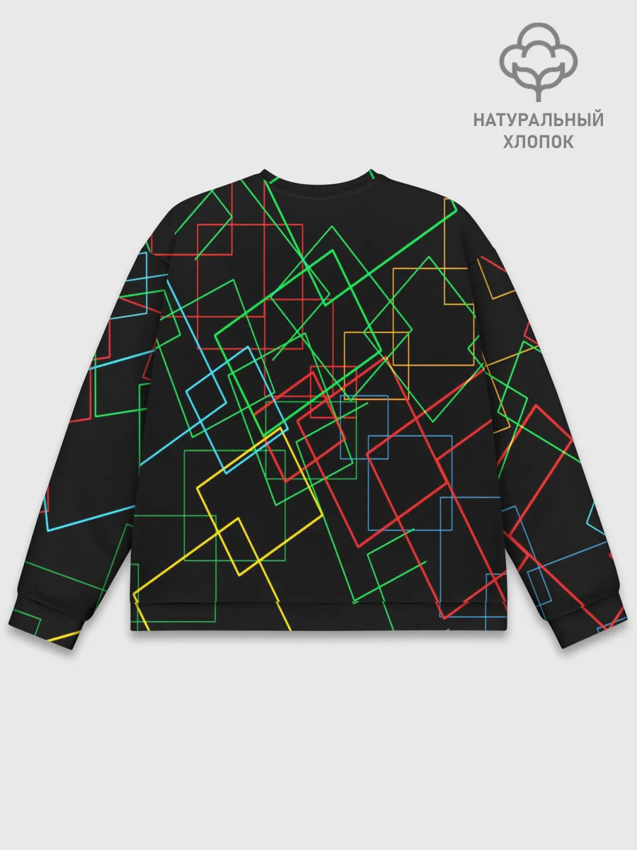 Мужской свитшот базовый / BACKGROUND NEON