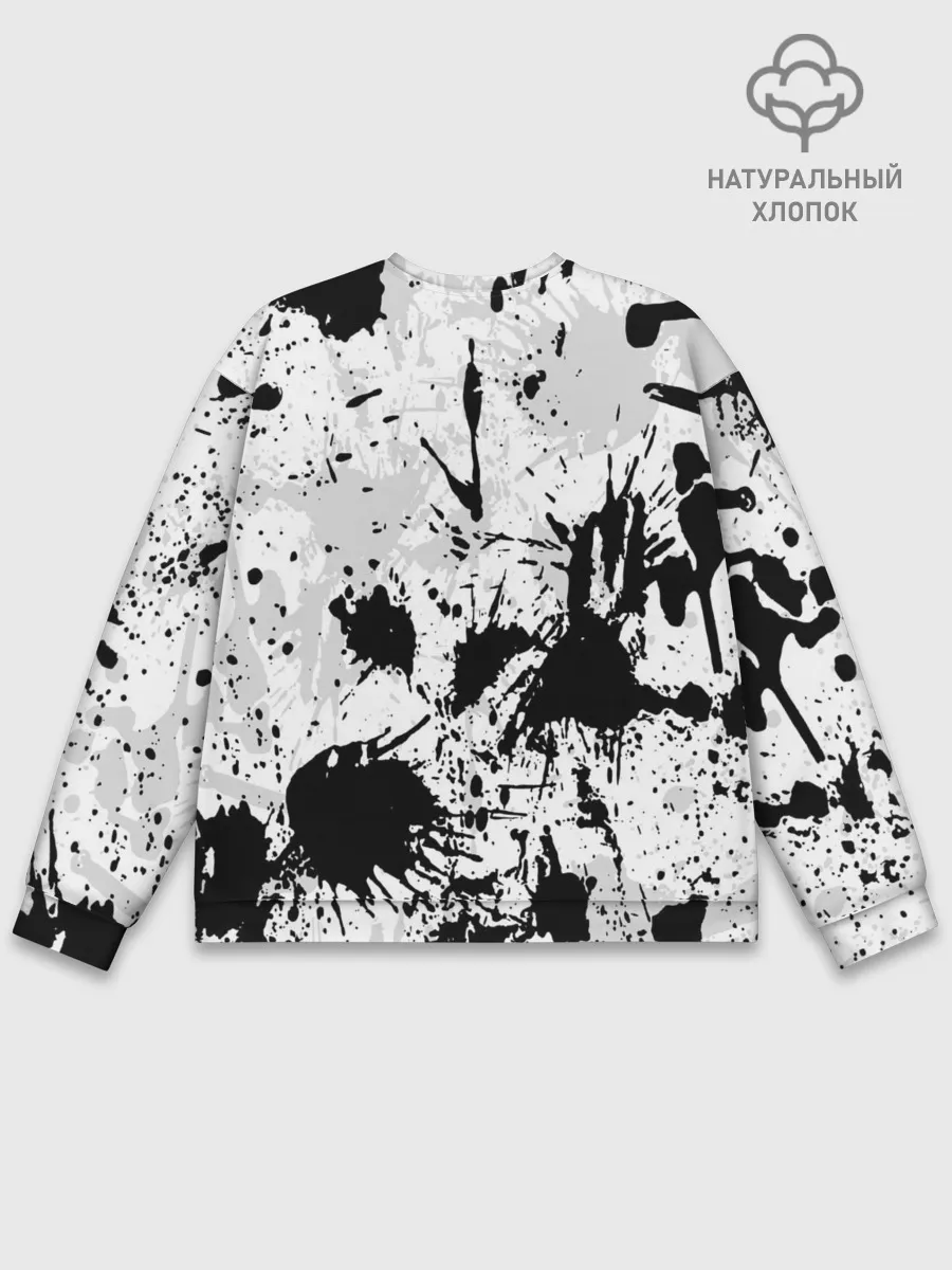 Мужской свитшот базовый / БРЫЗГИ КРАСОК