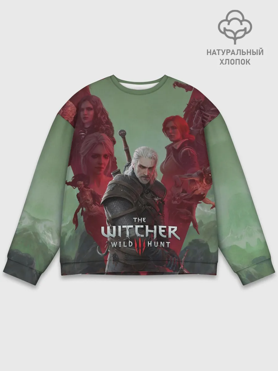 Мужской свитшот базовый / The Witcher 5-летие