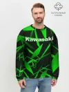 Мужской свитшот базовый / Kawasaki