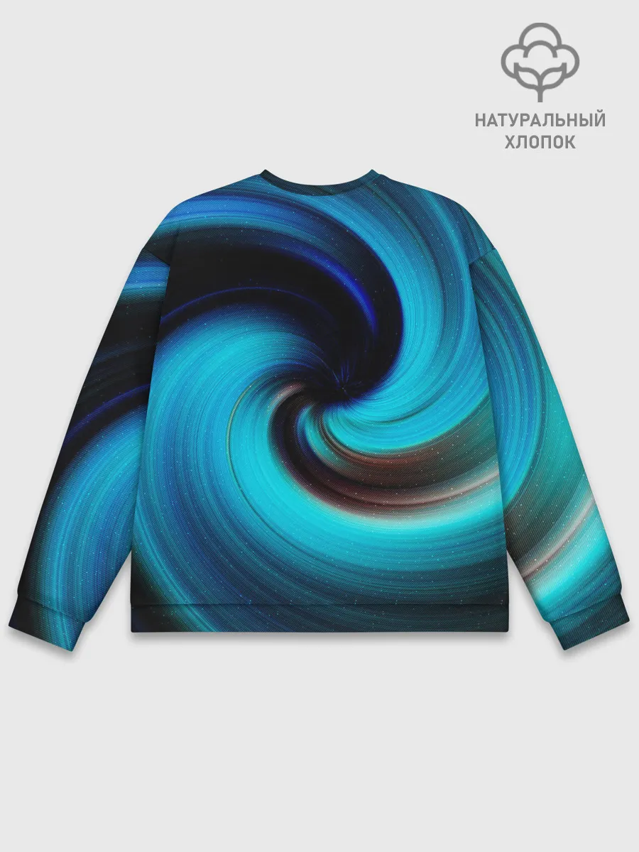 Мужской свитшот базовый / BLUE HOLE | SPACE
