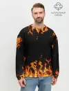 Мужской свитшот базовый / FIRE | ОГОНЬ