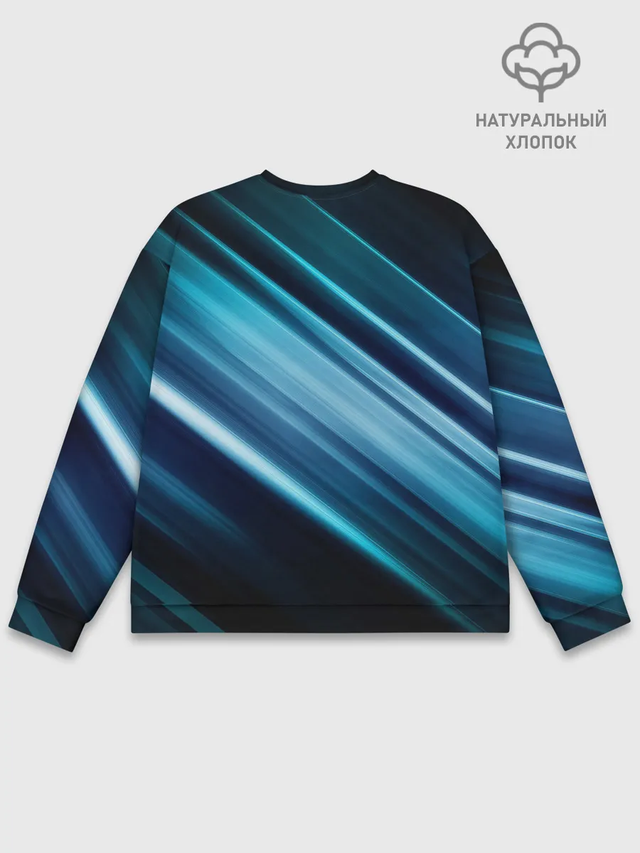 Мужской свитшот базовый / GEOMETRY STRIPES