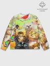 Мужской свитшот базовый / КОТЫ