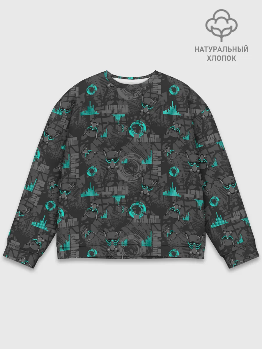 Мужской свитшот базовый / Cyber
