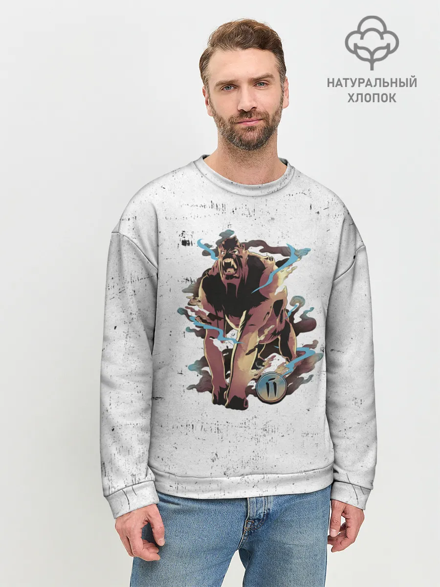 Мужской свитшот базовый / Гнев смертных грехов