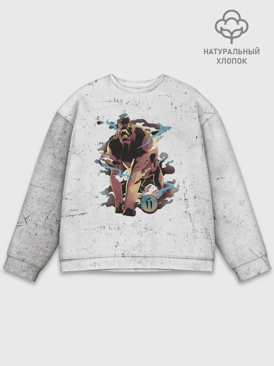 Мужской свитшот базовый / Гнев смертных грехов