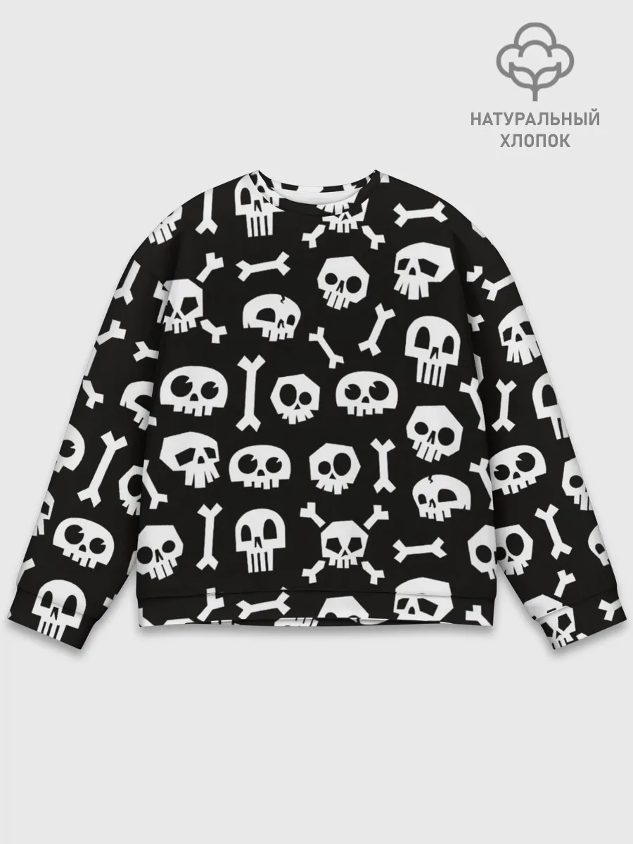 Мужской свитшот базовый / Черепушки