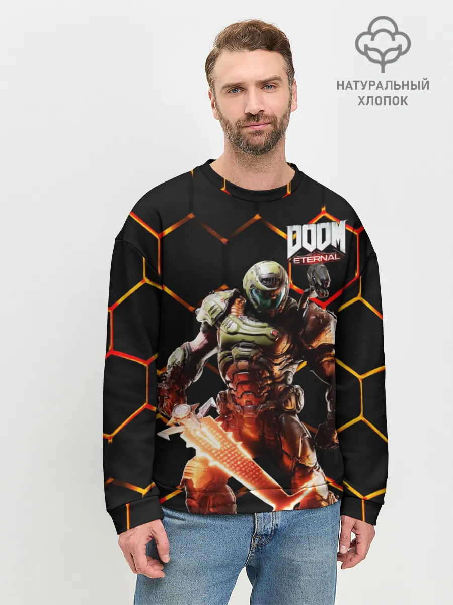 Мужской свитшот базовый / DOOM | Броня