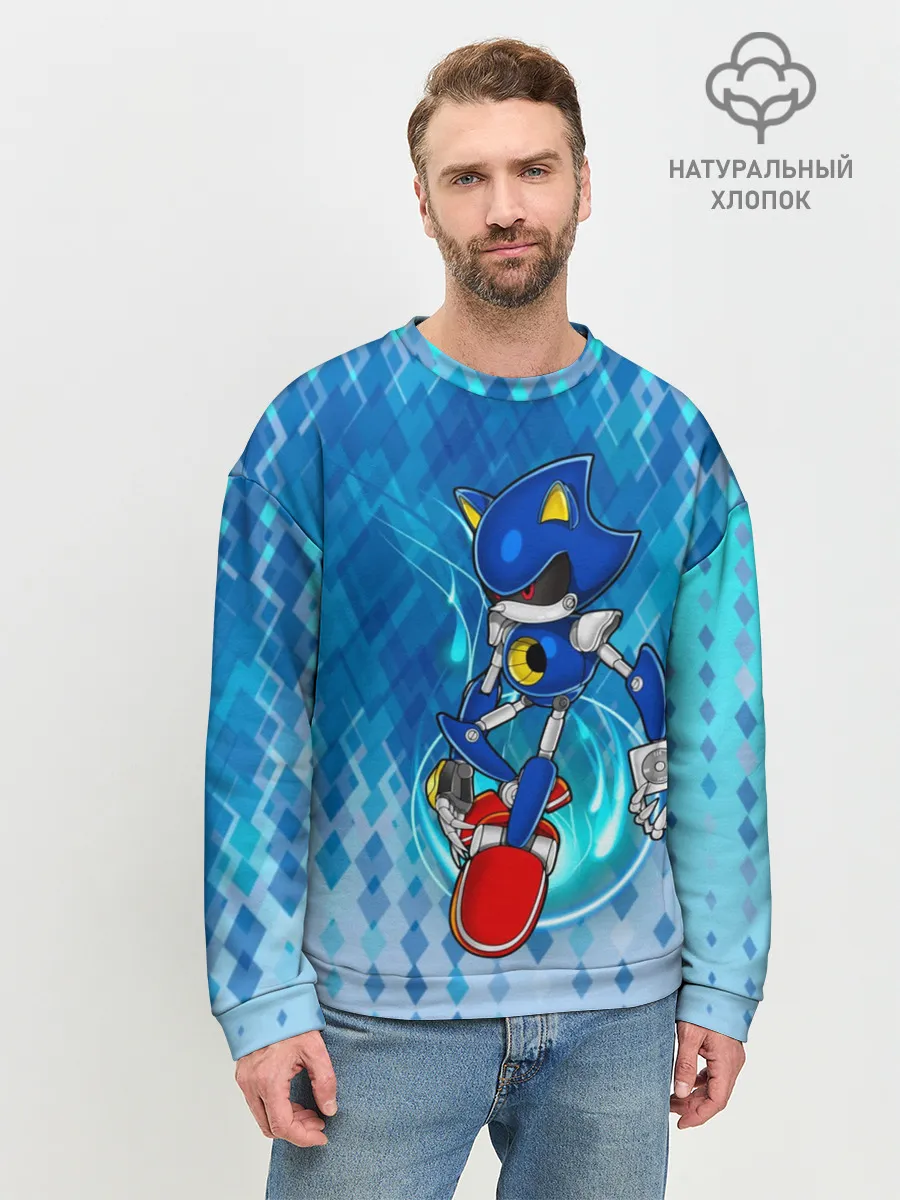 Мужской свитшот базовый / Metal Sonic