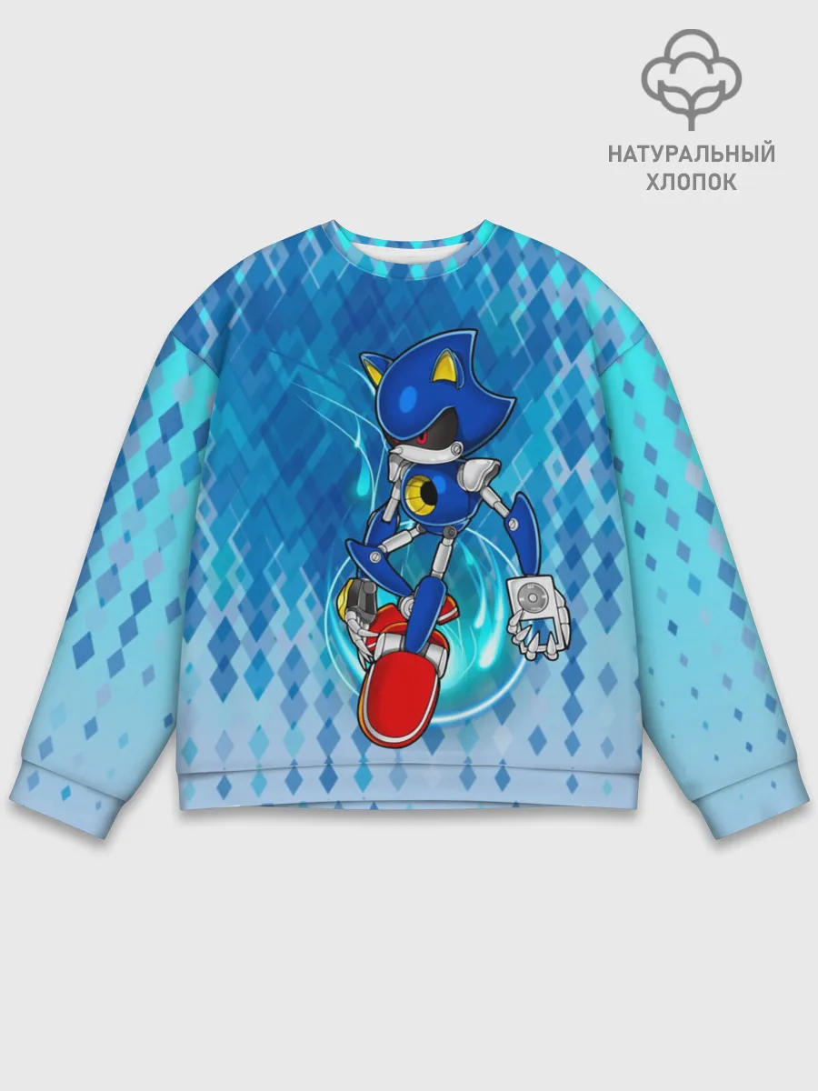 Мужской свитшот базовый / Metal Sonic