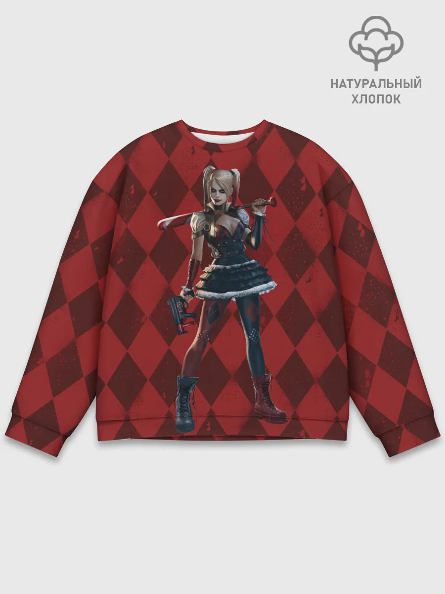 Мужской свитшот базовый / Harley Quinn