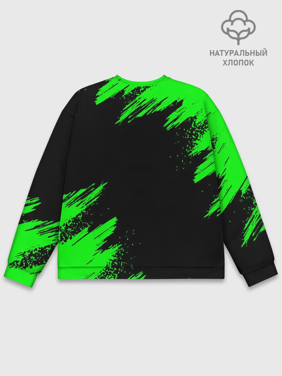 Мужской свитшот базовый / MINECRAFT CREEPER CAT