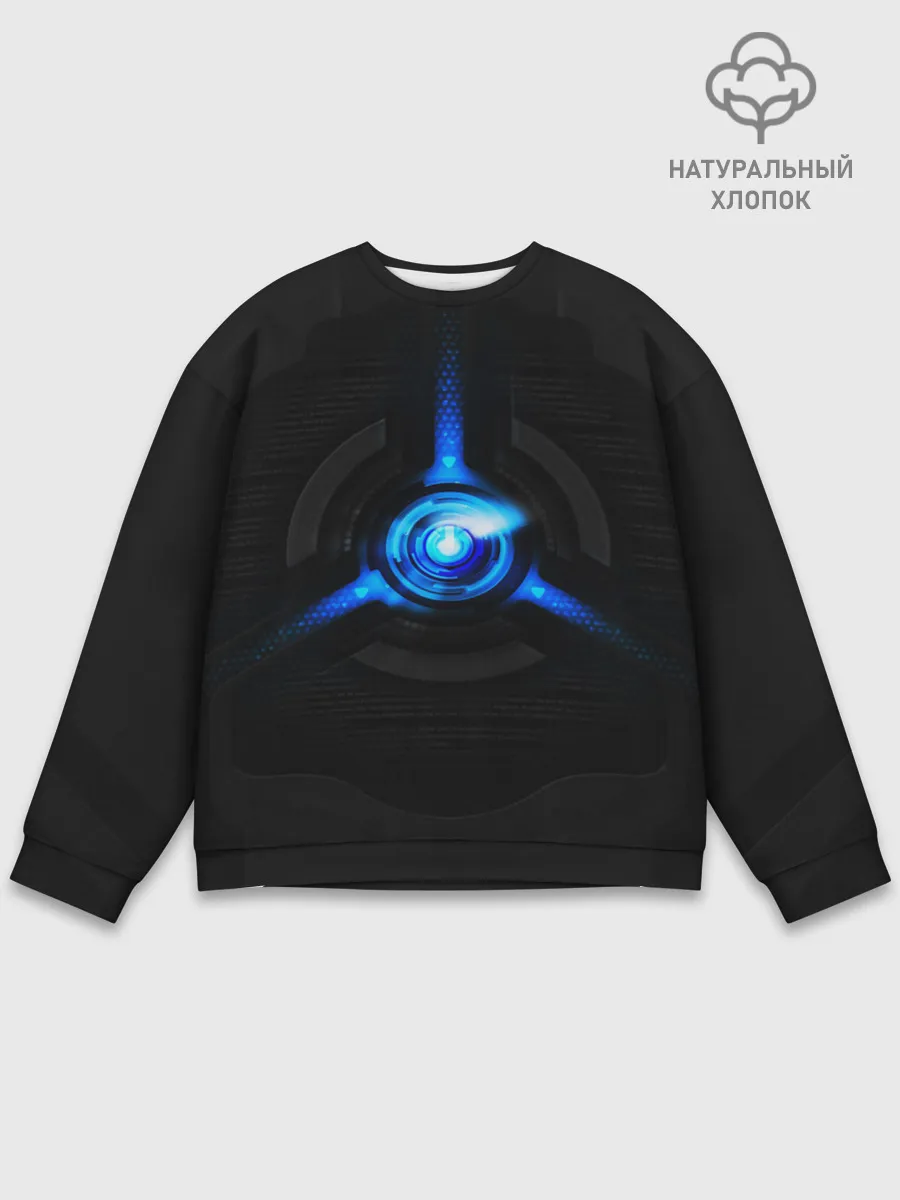 Мужской свитшот базовый / ЖЕЛЕЗНЫЙ ЧЕЛОВЕК