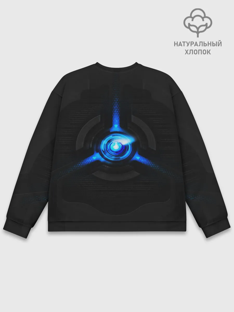 Мужской свитшот базовый / ЖЕЛЕЗНЫЙ ЧЕЛОВЕК