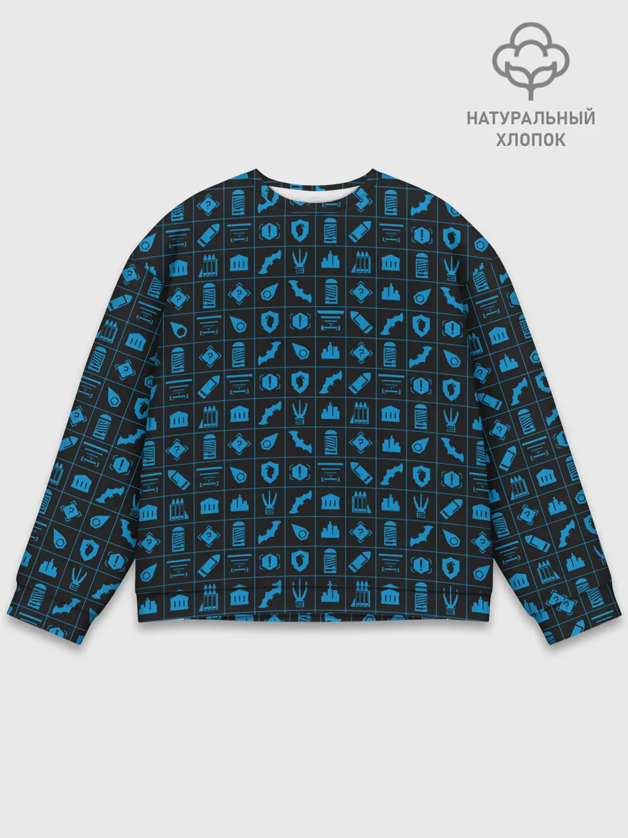 Мужской свитшот базовый / Batman pattern