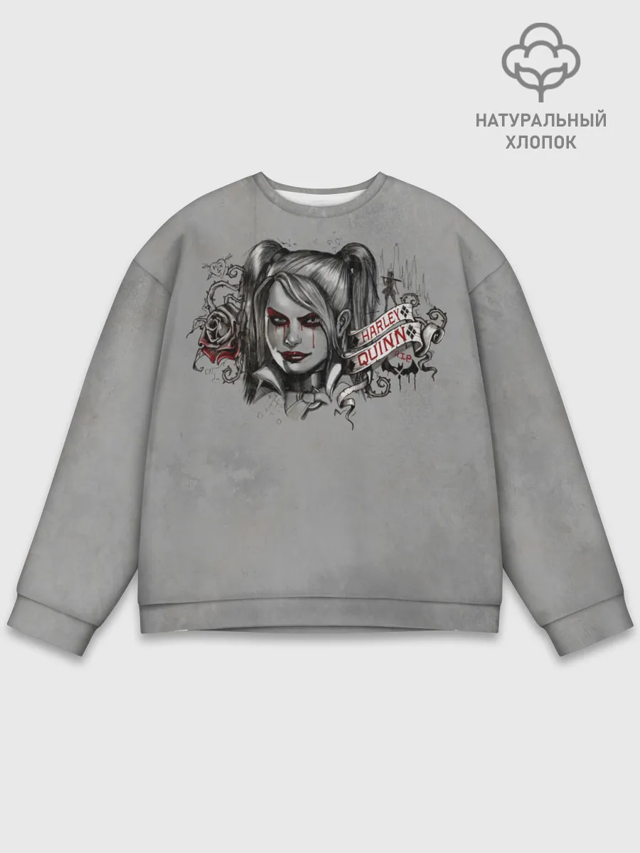 Мужской свитшот базовый / Harley Quinn