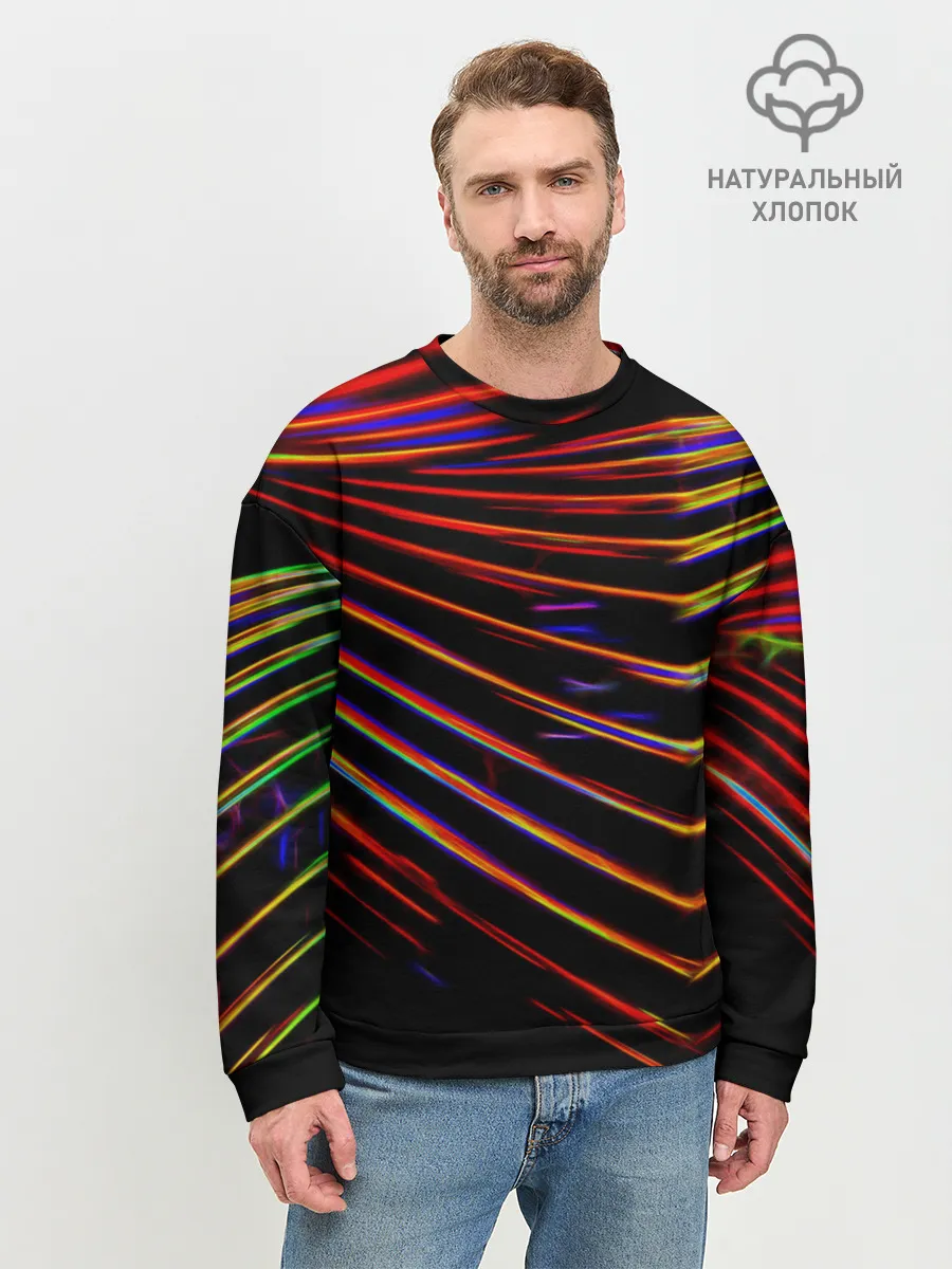 Мужской свитшот базовый / STRIPES COLOR