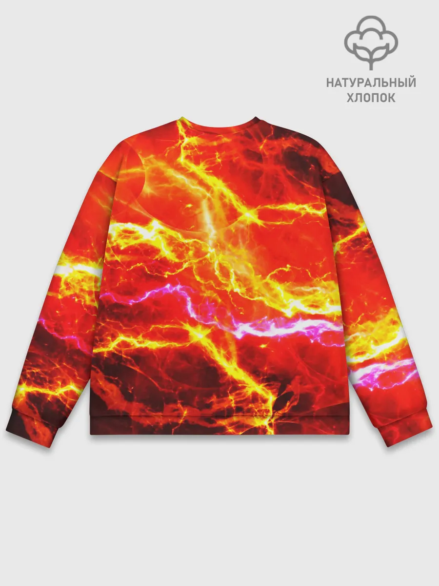Мужской свитшот базовый / УДАРЫ МОЛНИИ