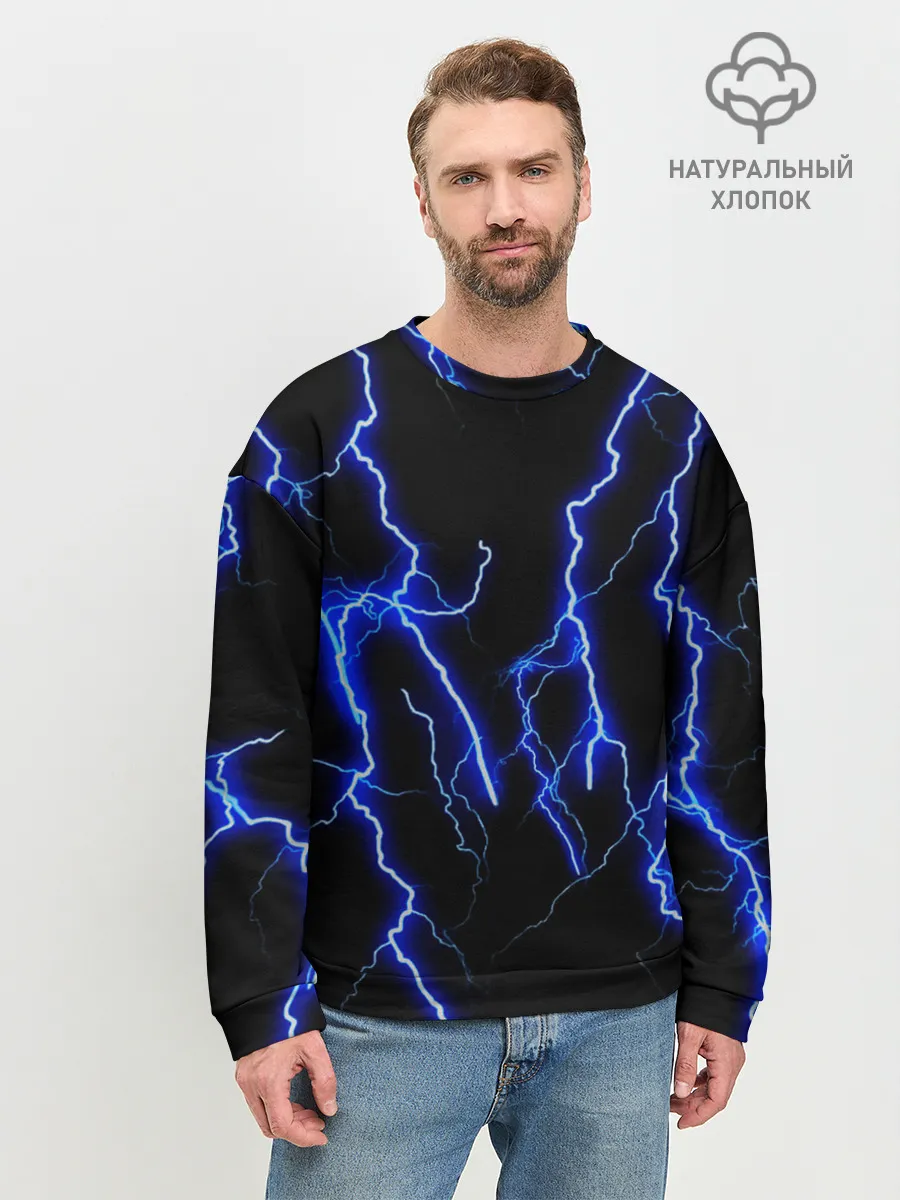 Мужской свитшот базовый / МОЛНИИ