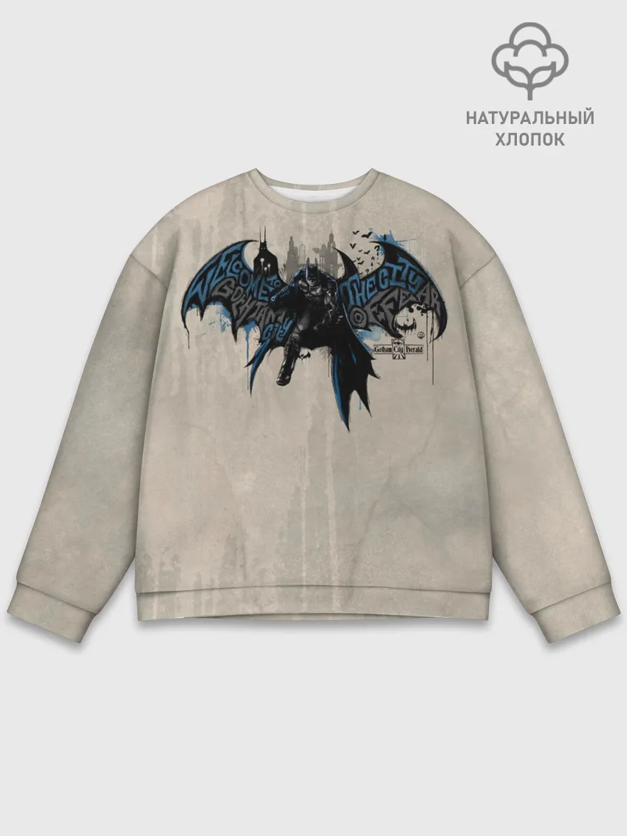 Мужской свитшот базовый / Batman: Arkham Knight