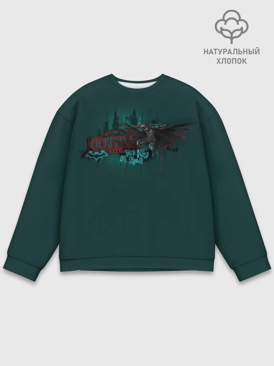 Мужской свитшот базовый / Batman: Arkham Knight