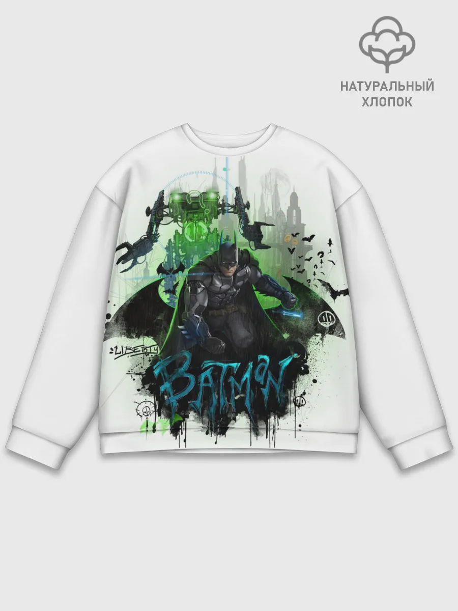 Мужской свитшот базовый / Batman: Arkham Knight