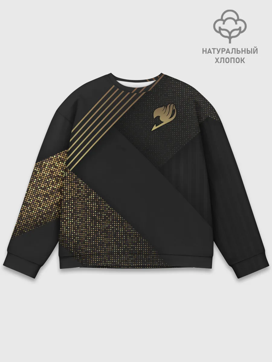 Мужской свитшот базовый / Хвост Феи геометрия