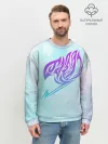 Мужской свитшот базовый / Хвост Феи радужный фон