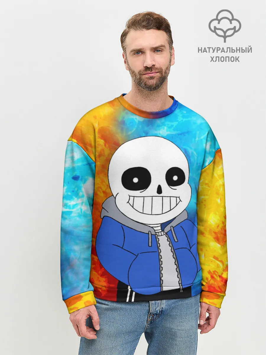 Мужской свитшот базовый / Sans | Огни