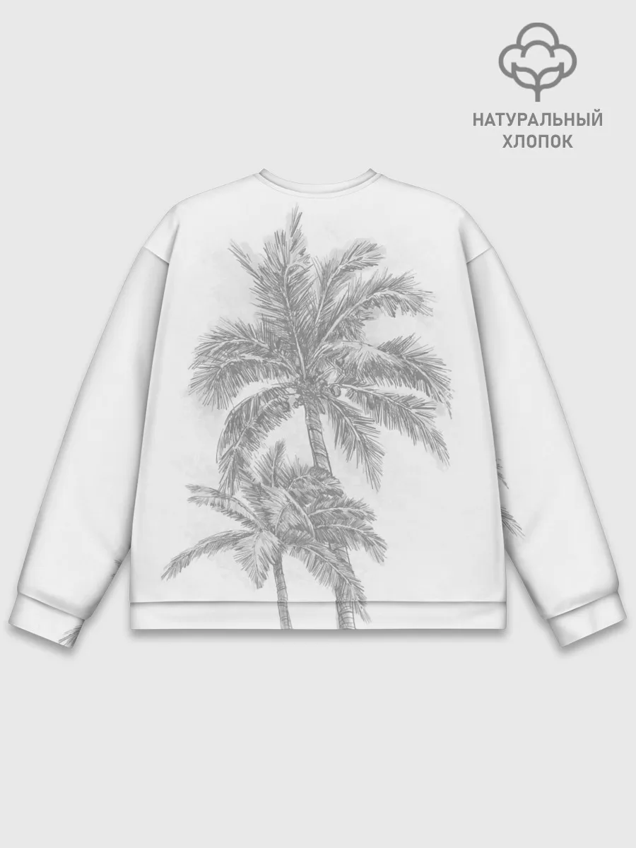 Мужской свитшот базовый / Пальмы над головой