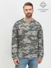 Мужской свитшот базовый / Цифровой камуфляж