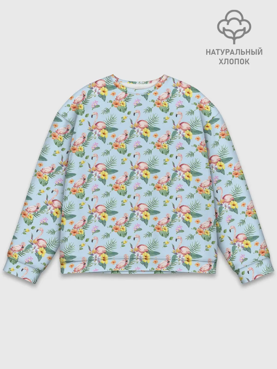 Мужской свитшот базовый / ФЛАМИНГО
