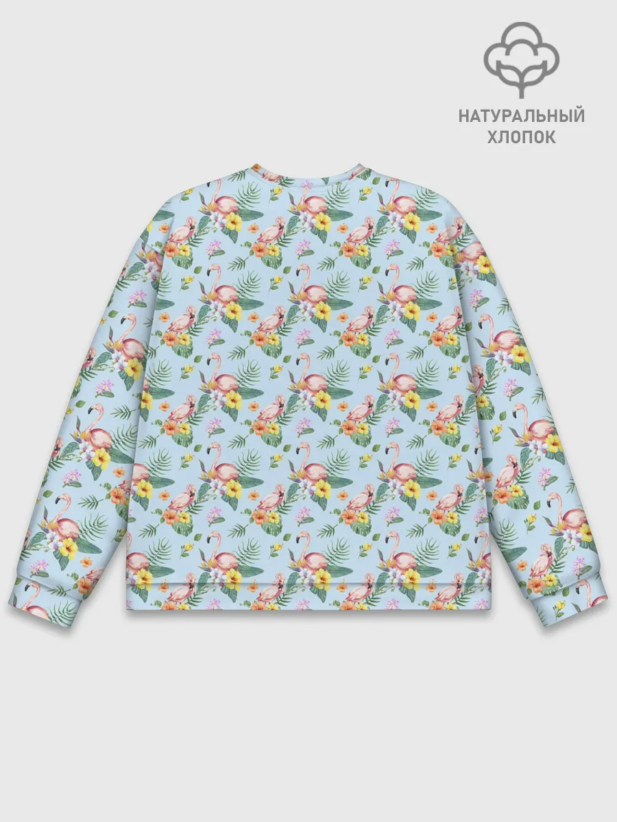 Мужской свитшот базовый / ФЛАМИНГО