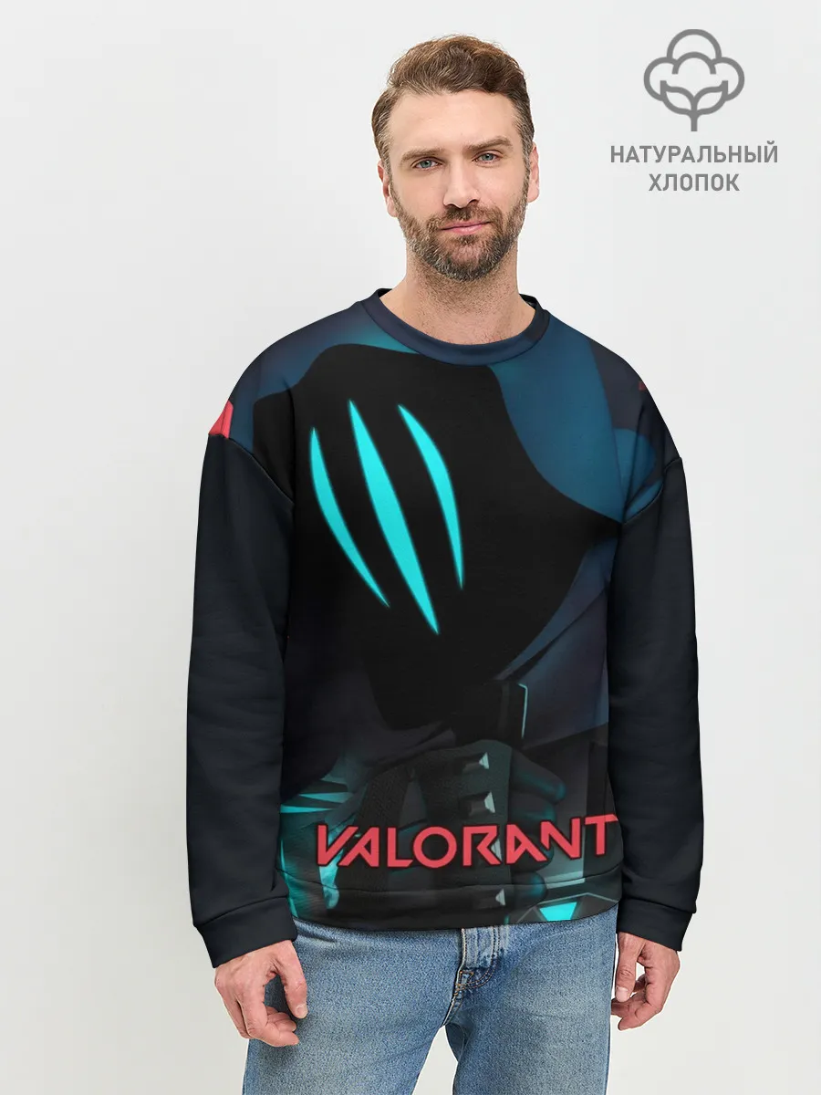 Мужской свитшот базовый / VALORANT OMEN