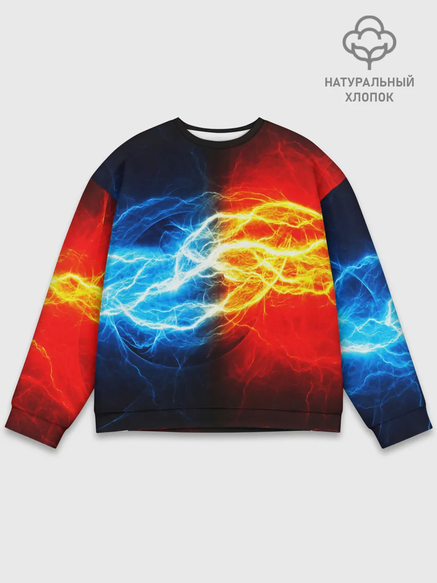 Мужской свитшот базовый / БИТВА МОЛНИЙ