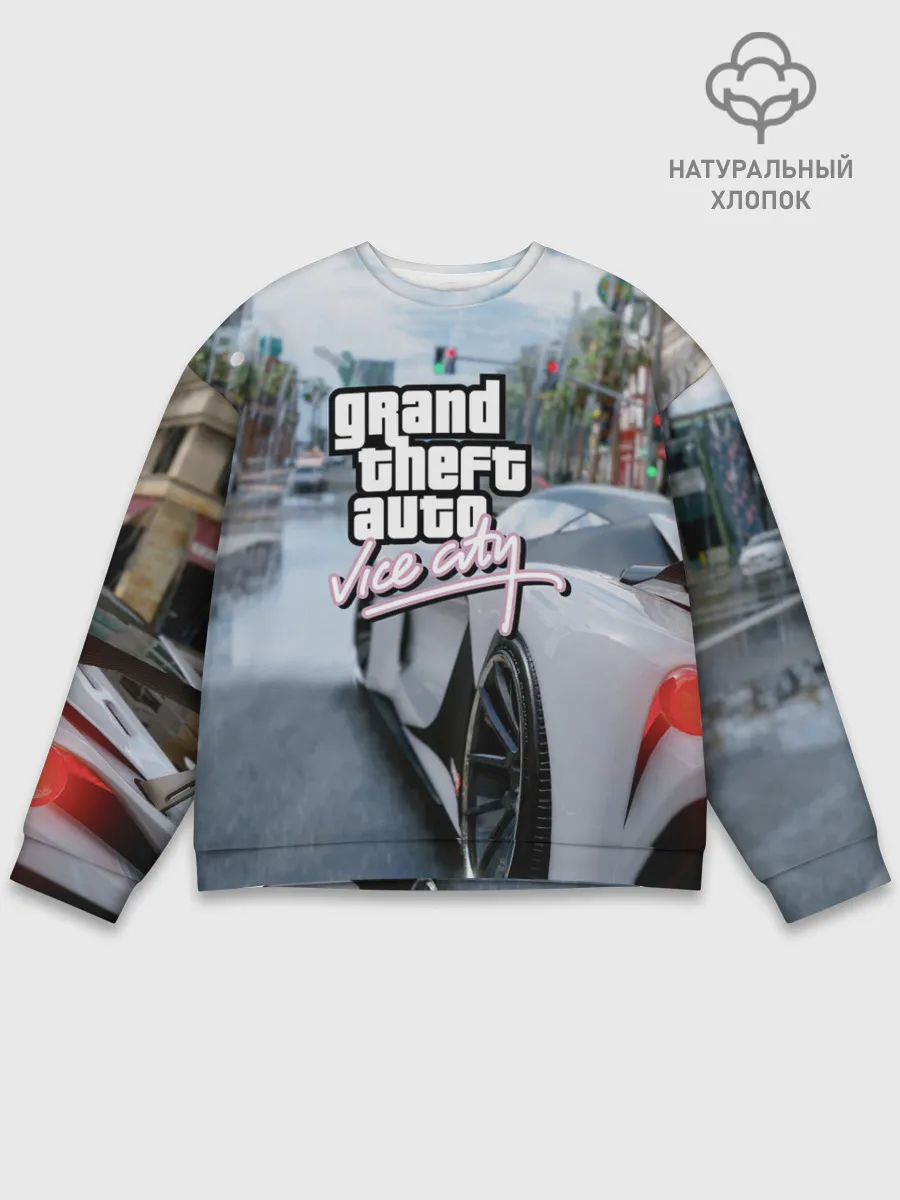 Мужской свитшот базовый / Vice city