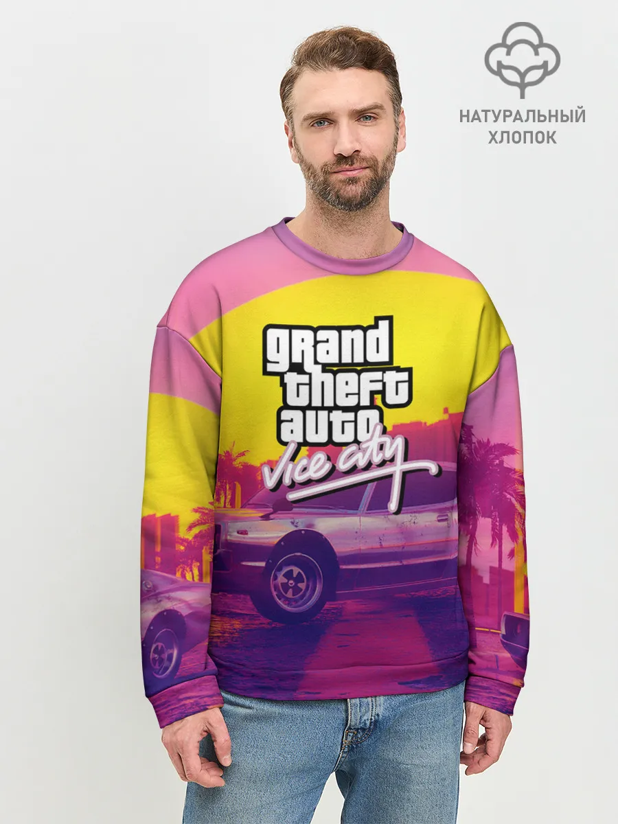 Мужской свитшот базовый / GTA Vice city