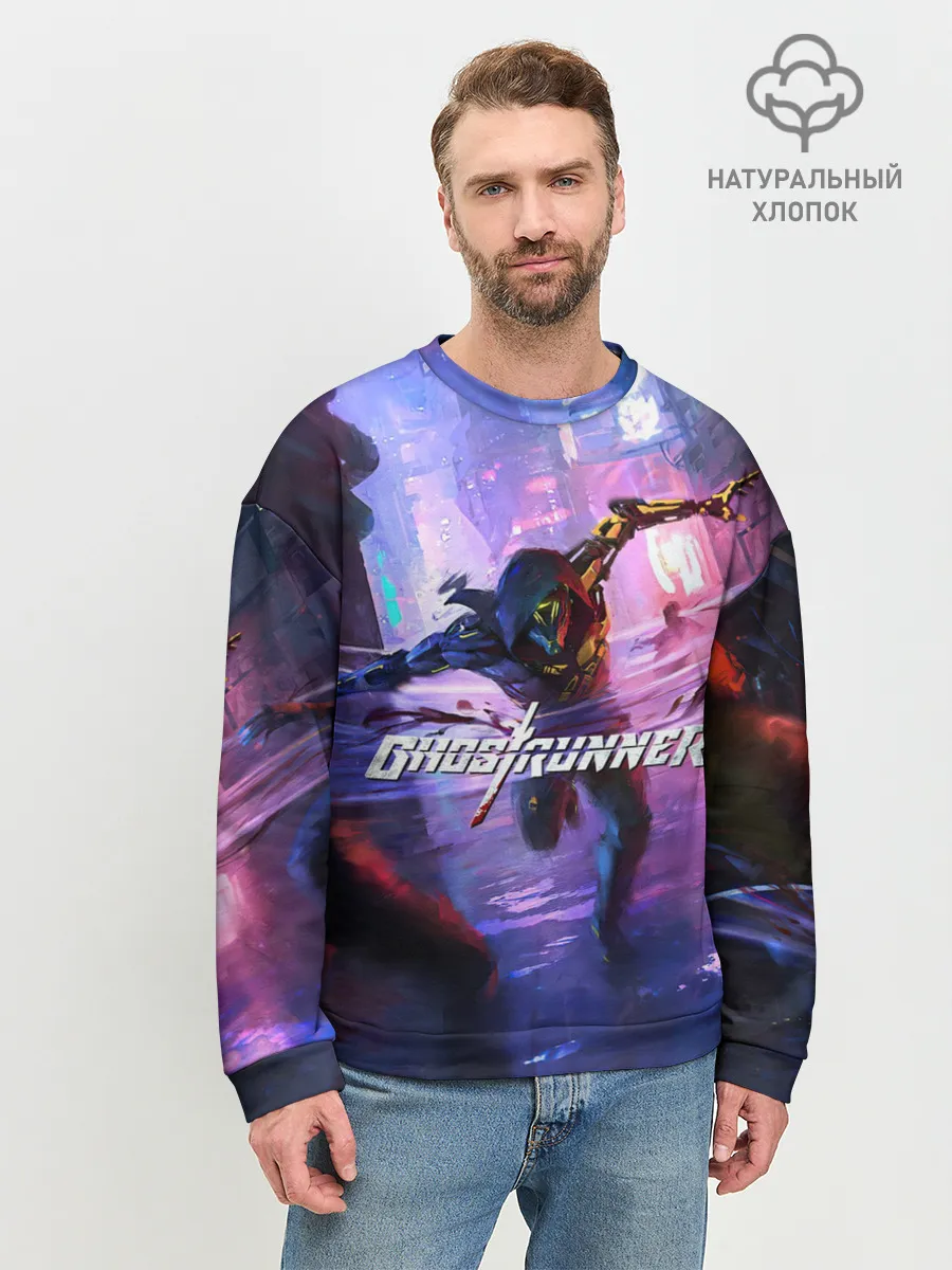 Мужской свитшот базовый / Ghostrunner