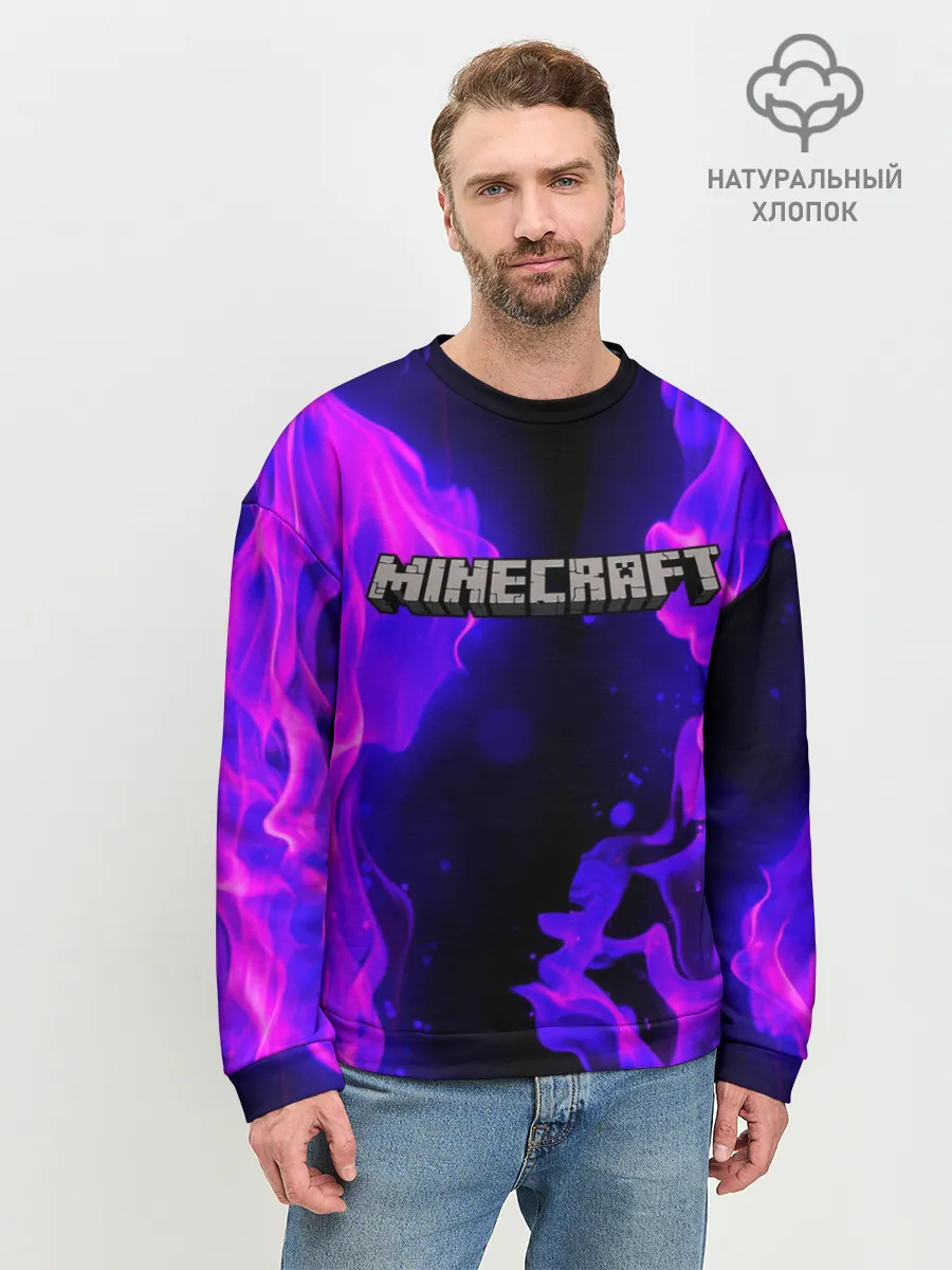 Мужской свитшот базовый / MINECRAFT