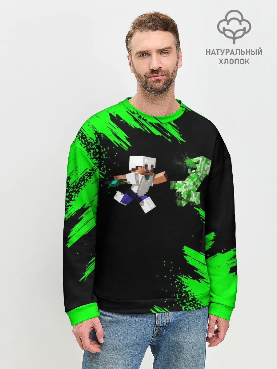Мужской свитшот базовый / MINECRAFT