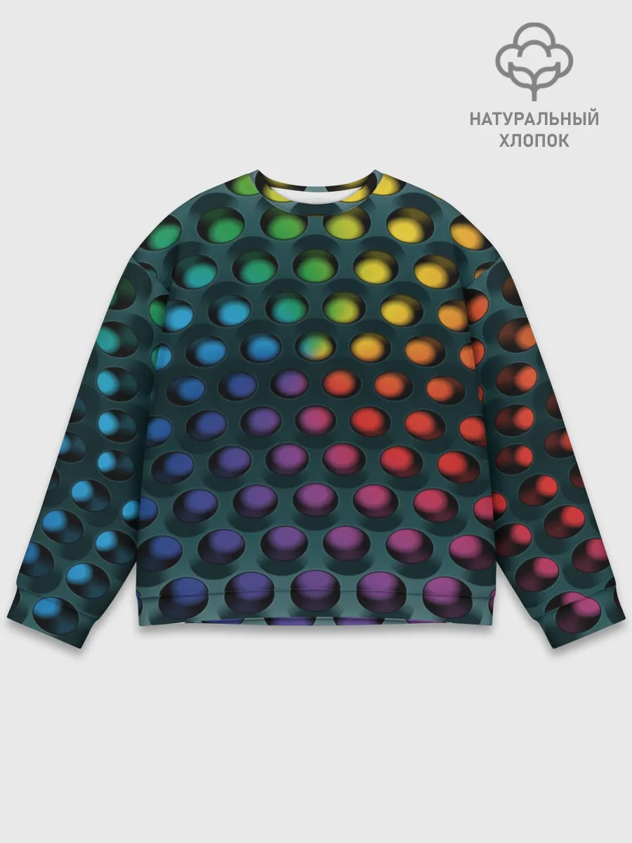 Мужской свитшот базовый / 3Д спектр
