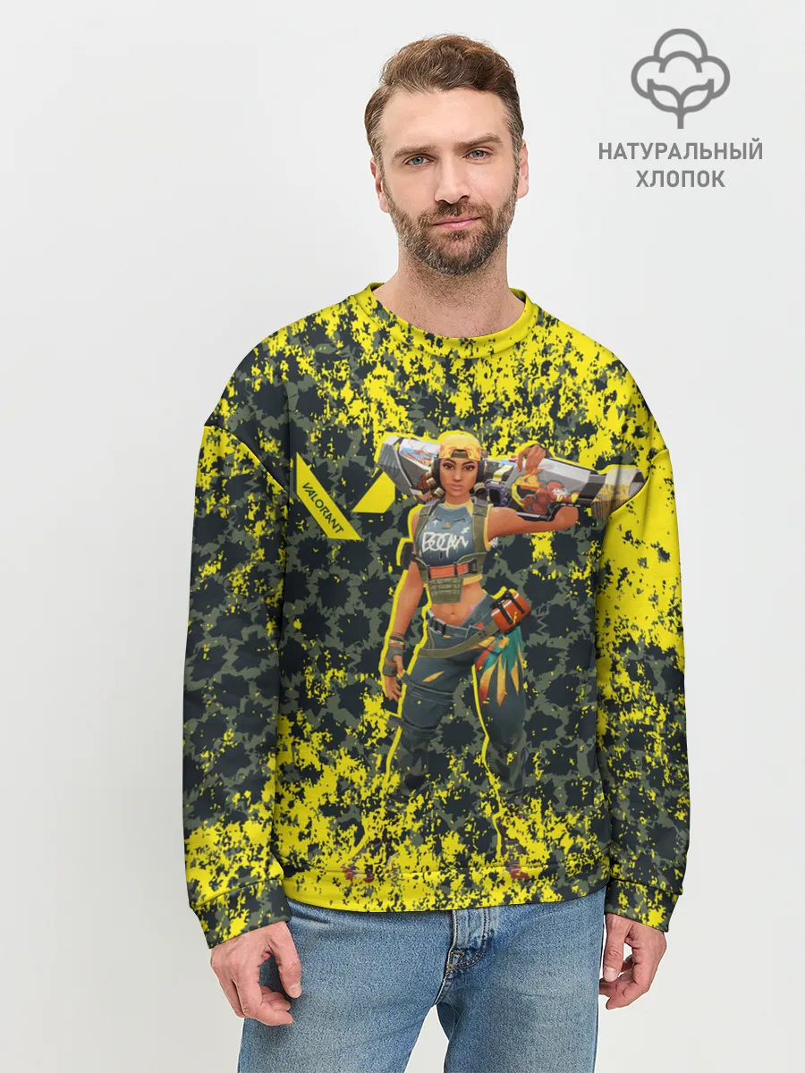 Мужской свитшот базовый / Valorant: RAZE