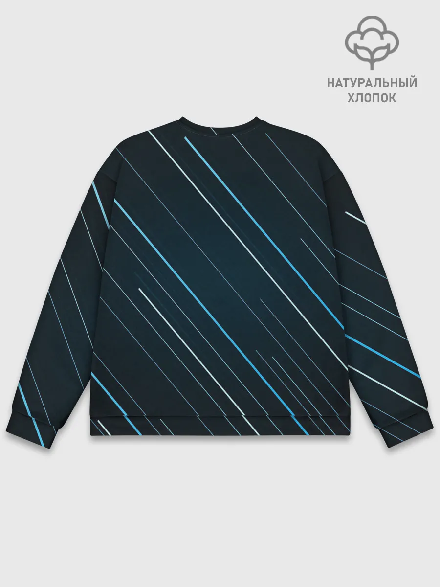 Мужской свитшот базовый / Абстракция