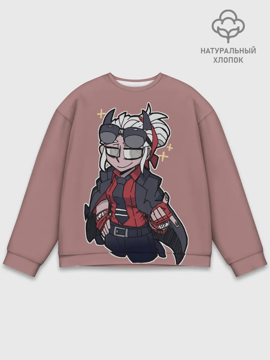 Мужской свитшот базовый / Helltaker.